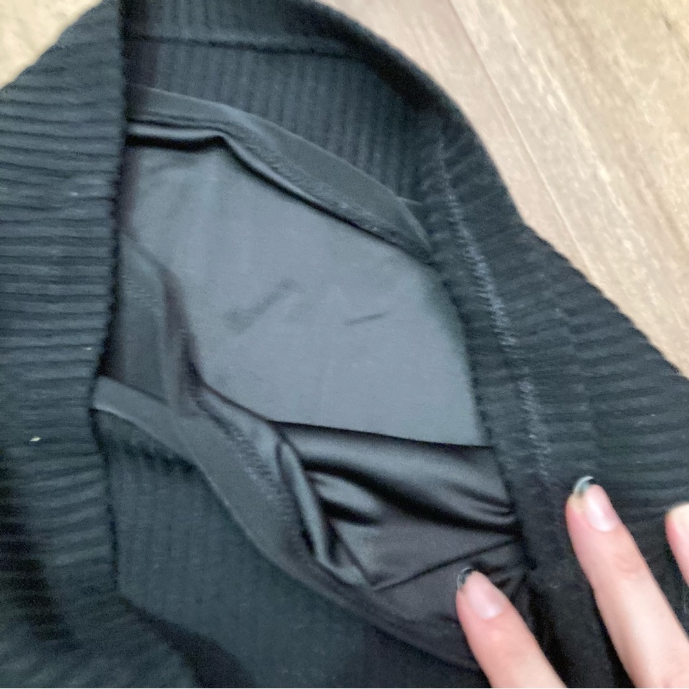 Guess Black Ribbed Two-Piece/ Midi Skirt Set - Picture 4 of 5